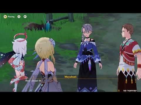 Genshin Impact-Style Gameplay Showcase Unity 3D Gameplay: Analyzing Open-World Combat & Exploration