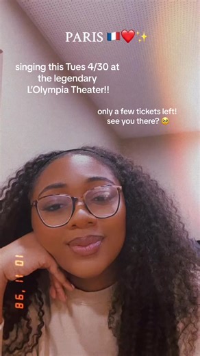 see you there? 🥹🇫🇷🫶🏽🚀 go to samarajoy.com/tour to get tickets! #paris #france #aprilinparis #jazztok #jazz #billieholiday #samarajoy #love #lingerawhile