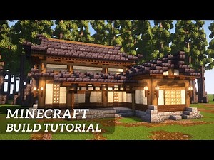 【Minecraft】How to Build a Japanese House (With Interior)