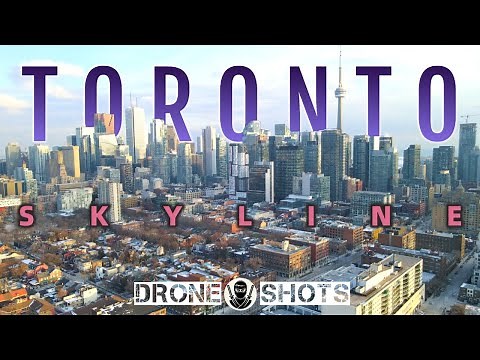 Toronto SKYLINE Drone // 4K Aerial Footage of Downtown Toronto // 2024