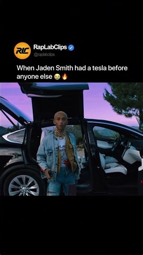 Jaden Smith Had A Tesla Before Everyone Else 😭
