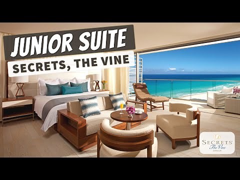 Junior Suite Ocean View | Secrets The Vine Cancun Resort | Full Walkthrough Room Tour | 4K