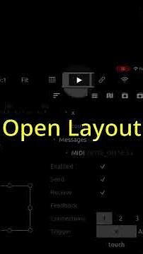 Mapping TouchOSC to play scenes in Ableton #shorts