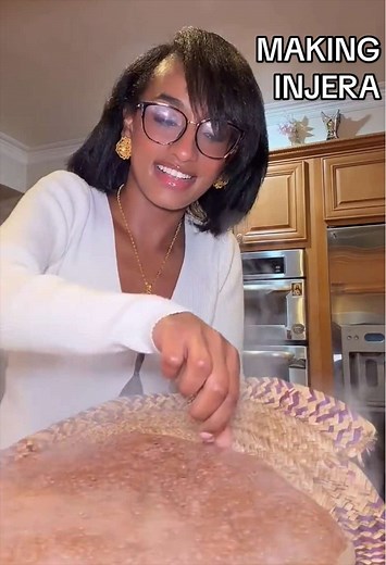 👩🏾‍🍳 #injeramaking #injera #እንጀራ #habeshatiktok #ethiopian_tik_tok | ethiopian food