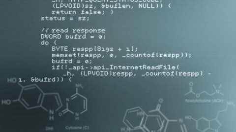 clip-3983960557-animation-computer-scientific-data-processing-on-black