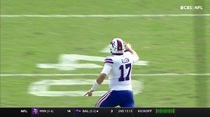 Josh Allen avoids sack and scrambles to set up FG