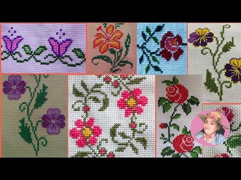 10 Bellas muestras en punto de cruz y patrones #1646
