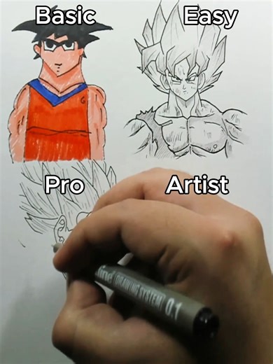 205K views · 4.3K reactions | How to Draw Goku SSJ ✍ #goku #dragonball #dragonballz #anime #AnimeArt | Themaxiarte | Facebook