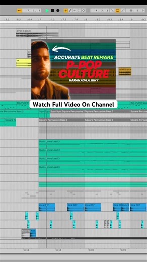 PPop Culture - Karan Aujla, Ikky (Beat Remake) | How to Make Punjabi Song In Ableton Live (Hindi)