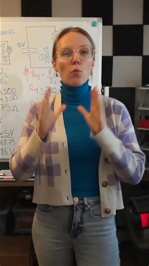 Tiny ToxicTofu on Instagram: "Loading a voltage divider! In this video I showcase loading a potential divider with an equal sized resistor to the one that the load is being set to in parallel with proof of principle! #science #physicsireland #physics #electricalengineering #electronics"