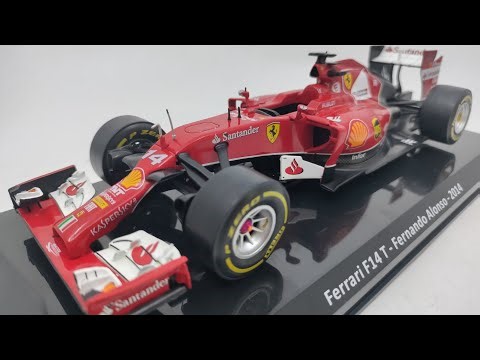 Legendární Ferrari F1: č. 54 - Ferrari F14T - Fernando Alonso z roku 2014 v 1:24 od DeAgostini