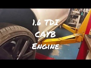 MK6 VW Golf 1.6TDi. EGR Valve. Fault Code P0403.CAYC, CFFB Engine Replace tips