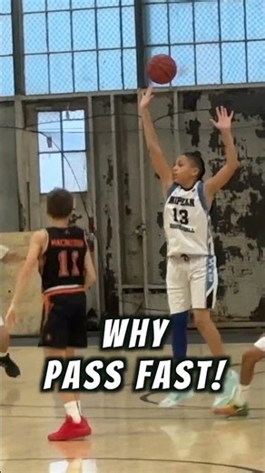 Why You Want To Pass Fast In Basketball #basketballtips #basketballstrategy #basketball #FYP