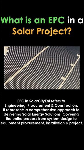 What is EPC in Solar Projects? | Explained Video | Solar City Enterprises | UzonMart