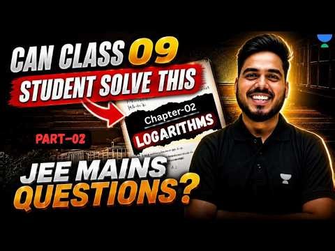 JEE Mains Logarithms Question Challenge 🔥 Can a Class 9 Student Solve It? | Abhinay Sir
