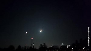 Meteor illuminates sky over English Channel