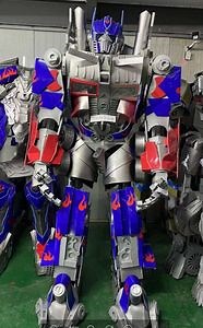 [Hot Item] Rental Event Party Props Adult LED Dance Stilt Walker Robot Costume