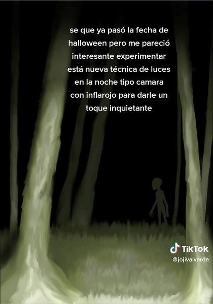 Dibujo inquietante de alienígenas en la noche