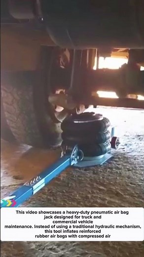 Heavy-Duty Pneumatic Air Bag Jack | Fast Truck Lifting Technology
