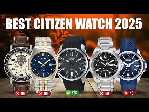 Top 5 Best Citizen Eco-Drive Watches for 2025 – [The Only 5 You Should Considered]