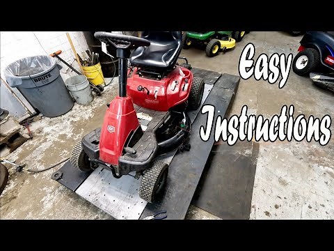 Craftsman 30" Riding Mower R1000 Belt Won't Stay On Comes Off Blade Won't Stop Deck Makes Noise