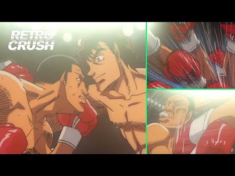 His machine gun punches are DEADLY | Hajime no Ippo: The Fighting (2000)
