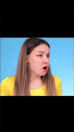 girl is acting like a dog because she's so hungry