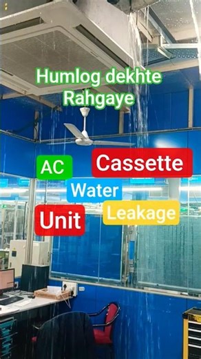 AC Water Leakage Cassette Unit #acwaterleakage #acmaintenance #drainage #accircuits #trending #hvac