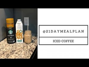 21 Day Meal Plan Iced Coffee