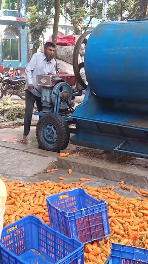 Carrot vegetable cleaning machine #cleaning #machine #carrot #vegetables | Destin Tolbert