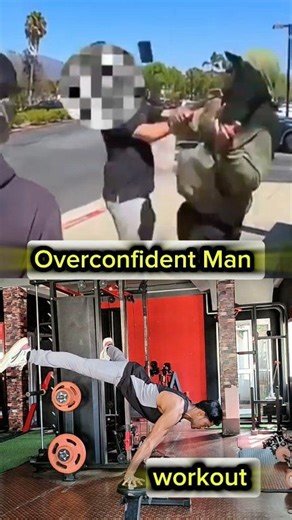 Overconfident Man Gets Humbled Fast. #streetfighter #fyp #Fighter #knockout #street #fight #fyp #muaythai #MMA #usa #usareels | Taekwondo Fighter