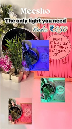 Aesthetic room decor light #aestheticsetup #ytshorts #roomlight #meeshofinds