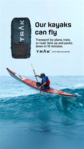 94 reactions | A real touring sea kayak that you can fold up and carry like luggage. No other kayak offers:  Full performance in a travel-ready pack (fits in a car trunk or plane overhead)  Real-time shape-shifting hull control (adjust rocker while paddling) ️ Expedition-grade durability with military-tested fabric  Ultimate portability – from city apartment to remote coastline Follow us: @trakkayaks | TRAK Kayaks | Facebook