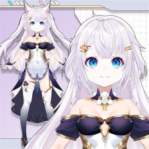 Premade Live2d Vtuber Model: Ready to Use, Vtubestudio Compatible - Etsy