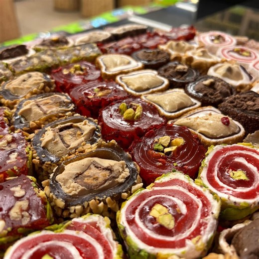 Assorted Creamy Mixed Turkish Delight, Turkish Delights With Fruits and Nuts - Etsy