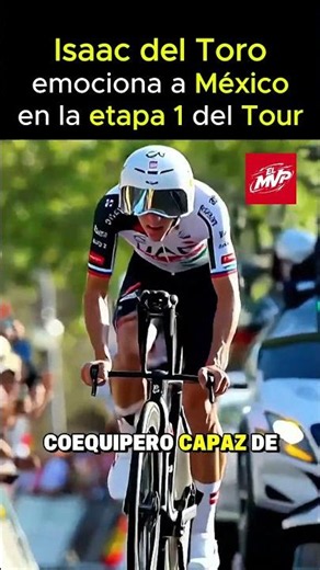 Isaac del Toro thrills in Stage 1 of the Tour de France