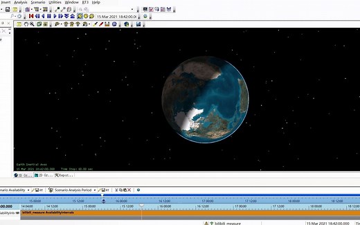 stk 地面和卫星角度与距离的测量