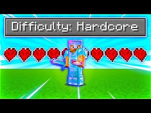 I Played Hardcore Minecraft For My First Time And Beat It..