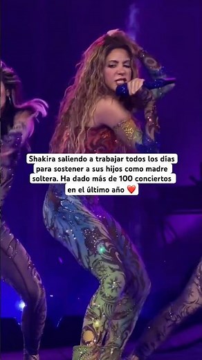 SHAKIRA es una madre SOLTERA muy TRABAJADORA ❤️ Más de 100 conciertos 😱 #shakira
