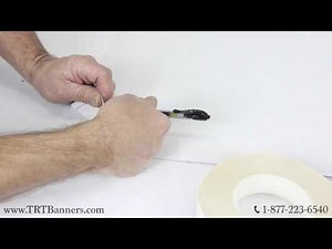 The Edge Retractable Banner Stand Replacement Banner Instruction Video