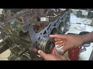 2011 model Land Rover defender 2.4L puma engine rebuild part2