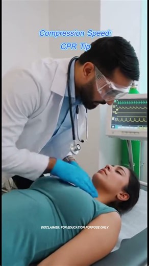 Compression Speed | CPR Tip #RightPace #HeartSupport