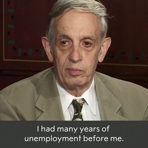 "It has had a tremendous impact on my life." John Nash was an economist and mathematical genius awarded the 1994 economic sciences prize. Listen to him speak about the impact of the prize on his life. The 2001 film 'A Beautiful Mind' was inspired by his biography. #NobelPrize | Nobel Prize