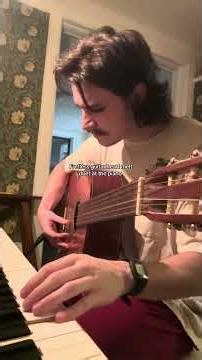 Fretless Guitar at the Piano