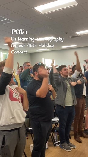 🕺Learning Choreography 🕺 We’re getting ready for our 45th Holiday Concert and you won’t want to miss all the surprises we have in store for this epic Holiday show! Get your tickets now for the shows on December 5th at 8 pm and December 6th at 2 pm and 6 pm. | Atlanta Gay Men's Chorus