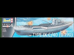 Revell German Submarine TYPE IX C/40 (U190) - In Box Review By Da Costa