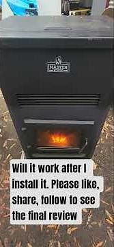 master forge pellet stove short review #pelletstove #diy #review #products #productreview #heat