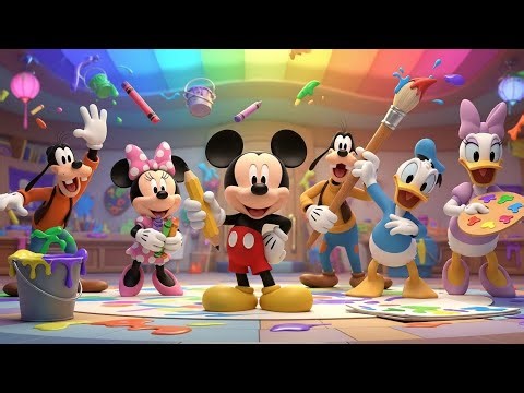 🎨🐭 Learning to Draw with Mickey Mouse in The Clubhouse | Advance | Kids Art Adventure (34 Minutes)