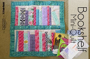 Spring Bookshelf Mini-Quilt - Fairfield World Craft Projects