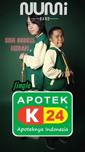 Pusat Gitar Second Medan on Instagram: "Judul: "K24 Pasti Peduli" Versi "NUMI Band" Kami butuh dukungan Like & Komen Kepada seluruh yang lihat postingan ini untuk support kami dalam kompetisi bergensi ini ... Terimakasih Persembahan dari kami "NUMI Band" Cover Jingle K24 (Apoteknya Indonesia). Lagu Ini Adalah jingle Original Dari @k24sobatsehatkitakita yang telah kami Remake / Aransemen Ulang . Record by. Papa Ferdy Mixing & Mastering by. OM Heru Lubis Perkenalkan Kami "NUMI Band" Kami Anak SD y